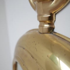 Midcentury Brass French Pocket Watch Mirror 'No.2'