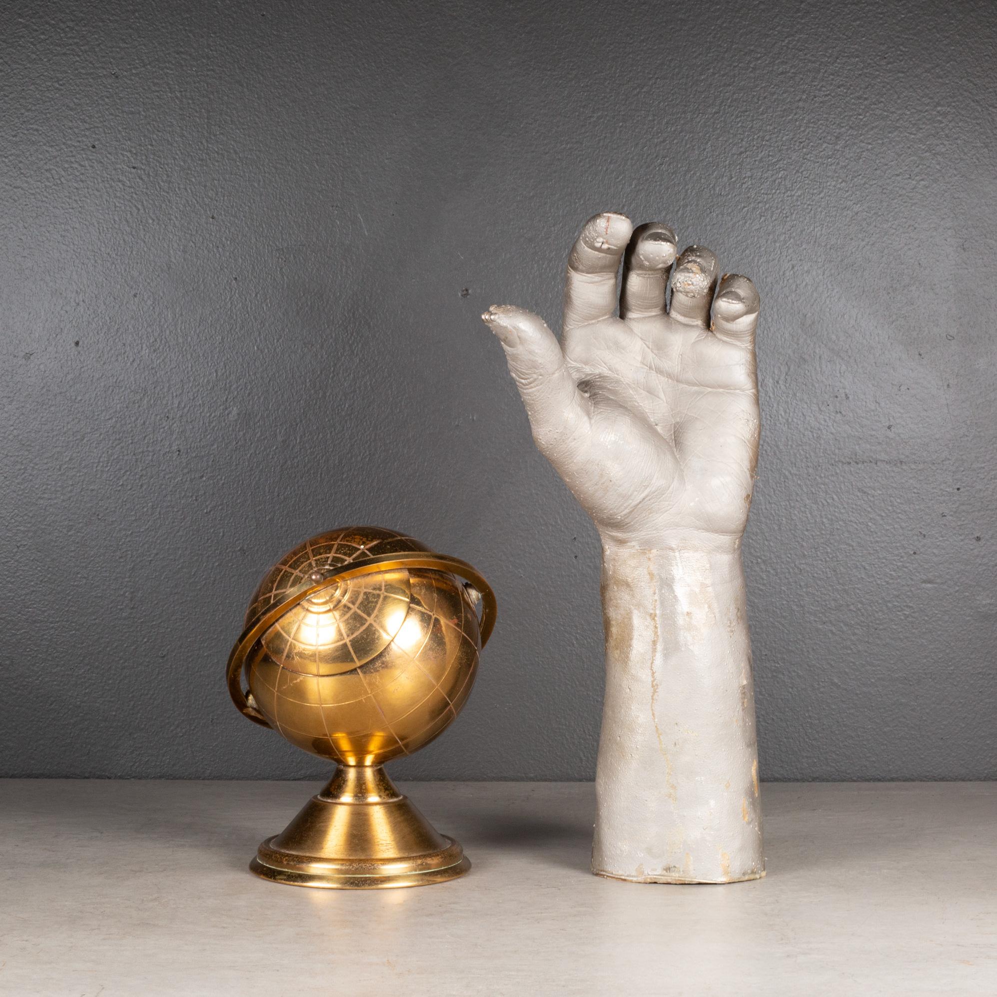 Mid-century Brass Globe Cigarette Holder c.1960 3
