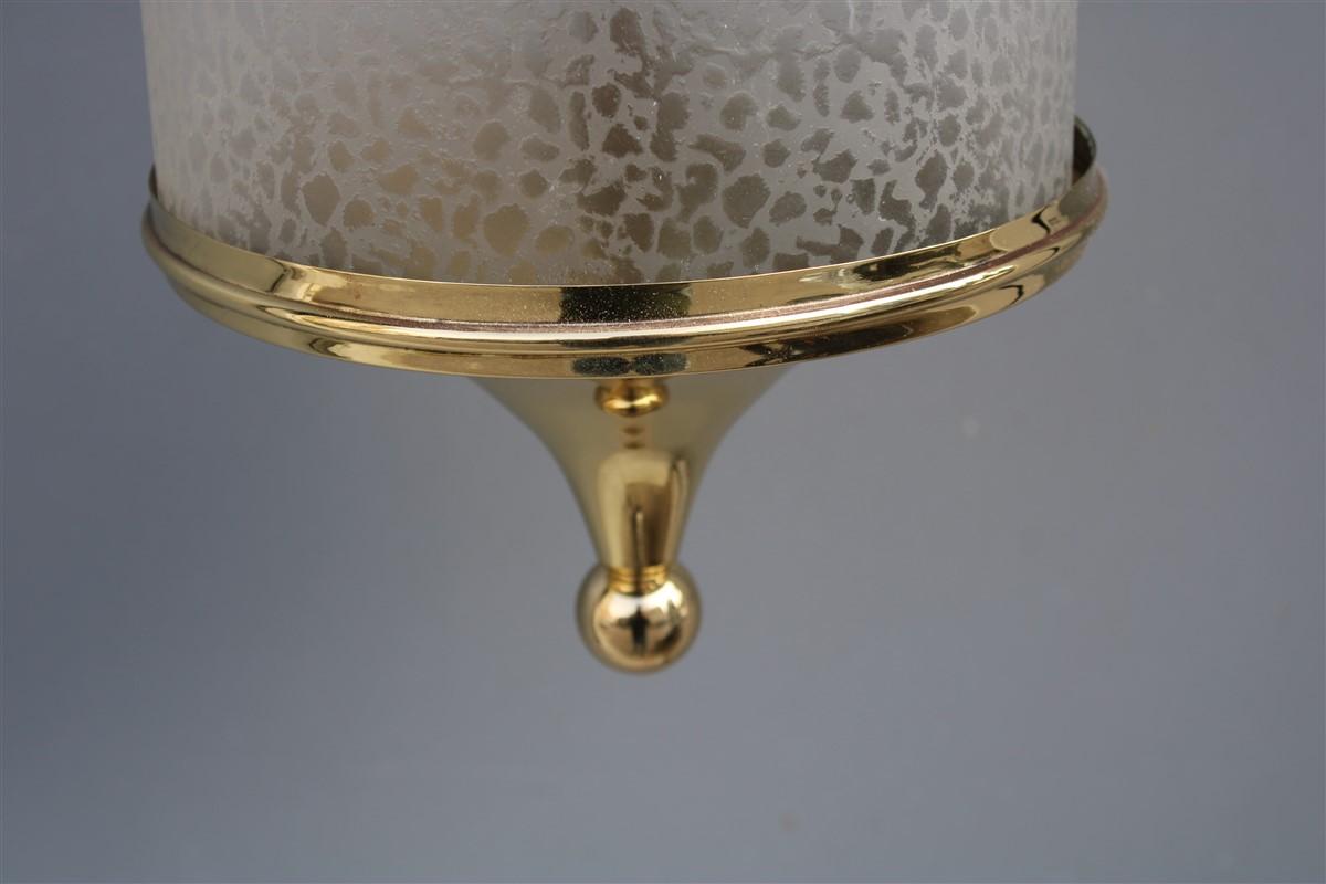 Midcentury Brass Gold Lantern Italian Design Lumi Milano For Sale 3