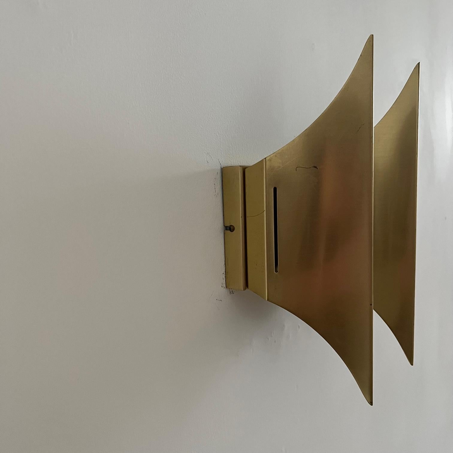 Mid-Century Brass Gothic Wall Lights by Bent Karlby '2 Pieces Available' For Sale 8
