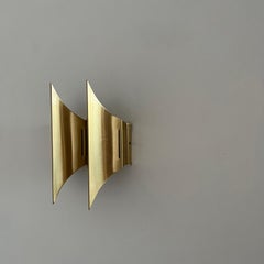 Mid-Century Brass Gothic Wall Lights by Bent Karlby '2 Pieces Available'