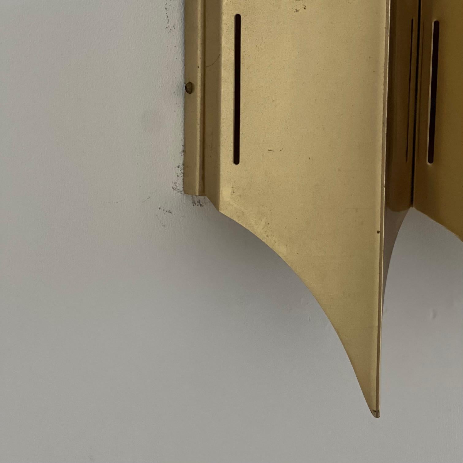 Mid-Century Brass Gothic Wall Lights by Bent Karlby '2 Pieces Available' For Sale 2