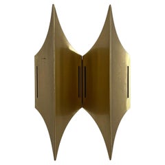Retro Mid-Century Brass Gothic Wall Lights by Bent Karlby '2 Pieces Available'