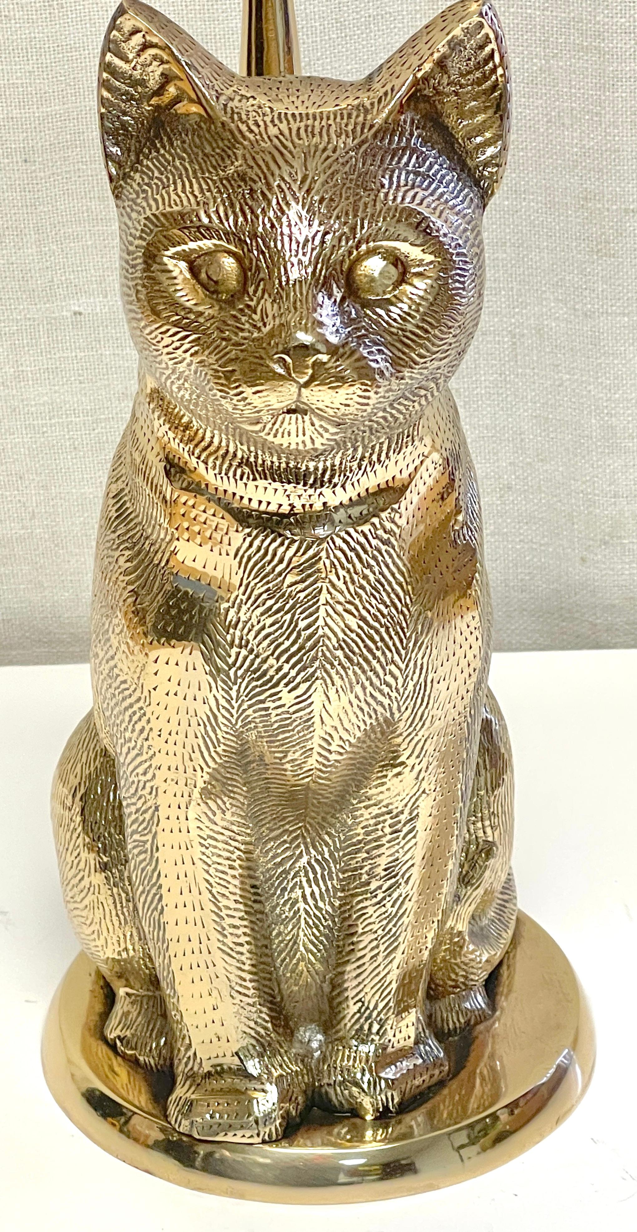 brass cat
