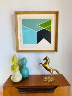 Mid-Century Brass Horse Sculpture