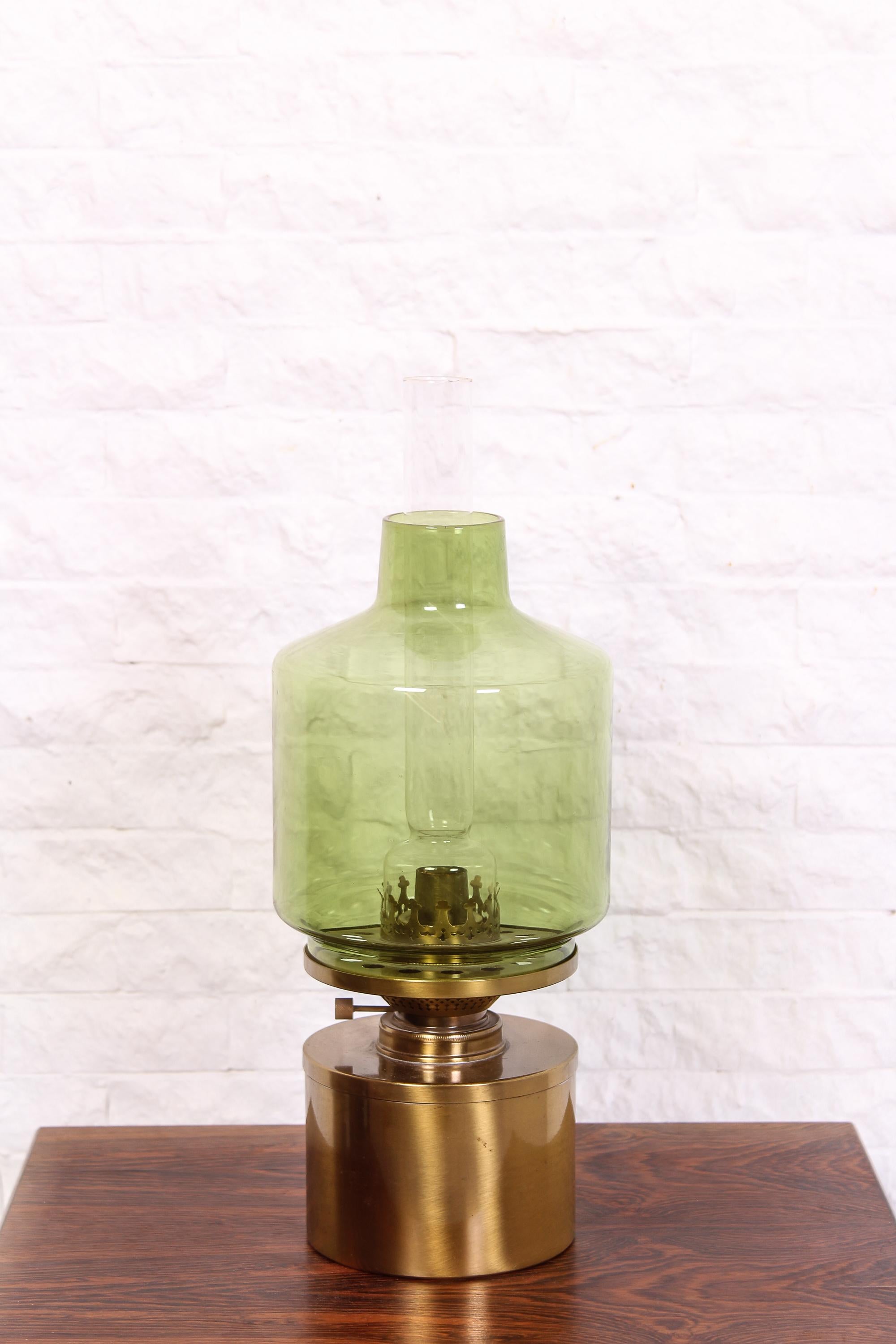 Swedish Midcentury Brass Lamp, Model L-47 by Hans Agne Jakobsson For Sale