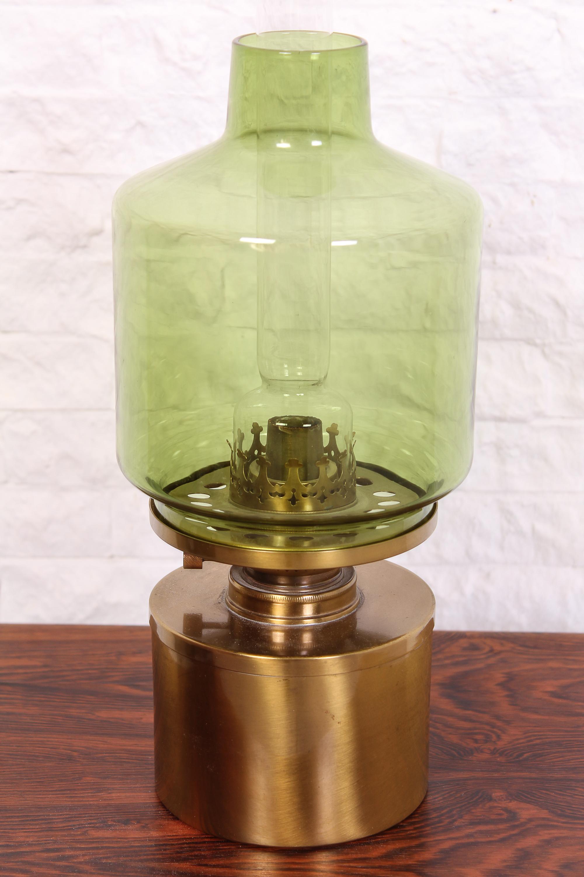Mid-20th Century Midcentury Brass Lamp, Model L-47 by Hans Agne Jakobsson For Sale