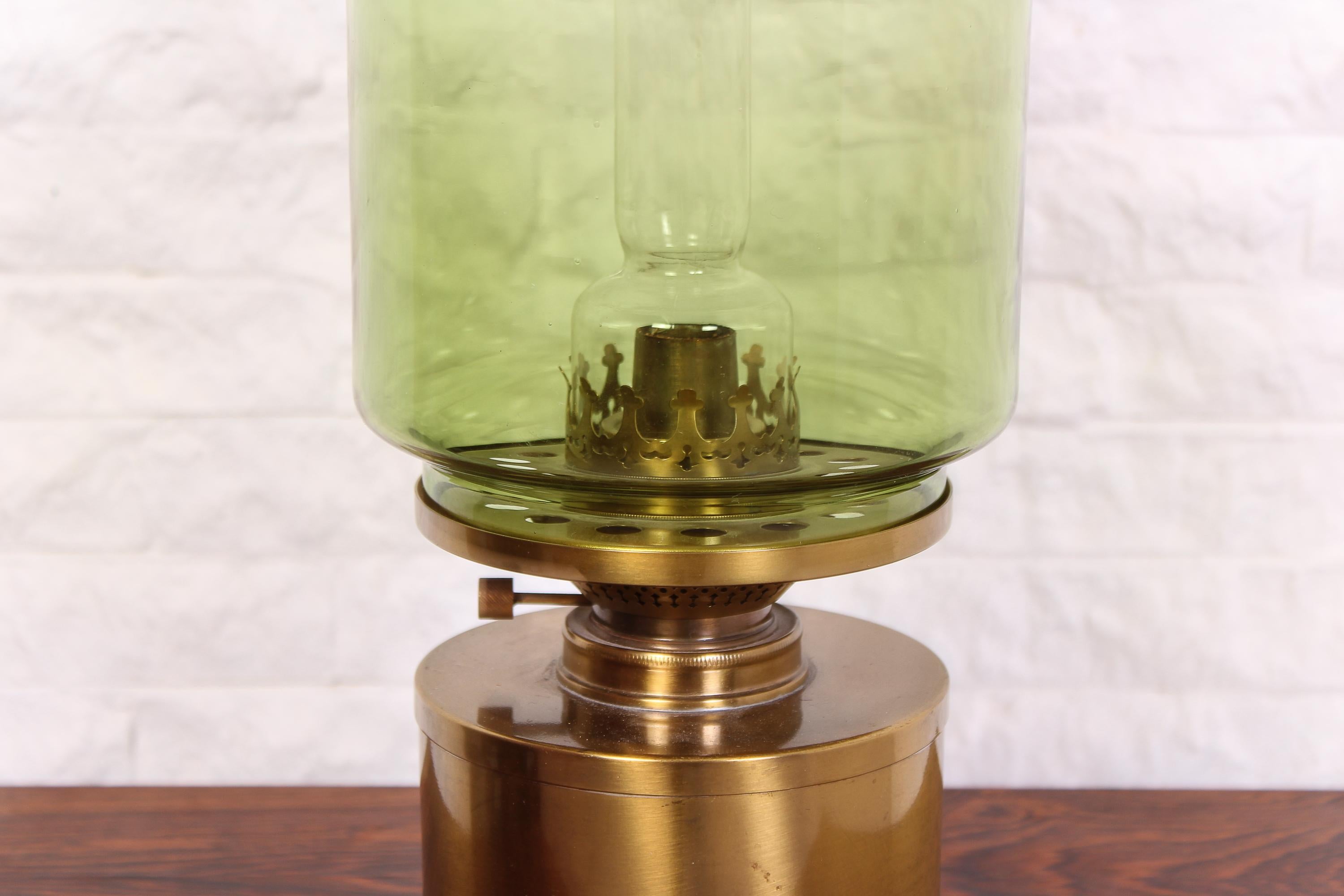 Midcentury Brass Lamp, Model L-47 by Hans Agne Jakobsson For Sale 1
