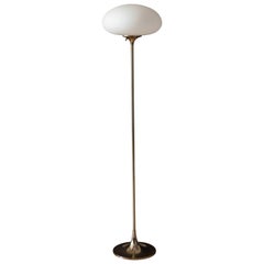 Mid Century Brass Laurel Floor Lamp