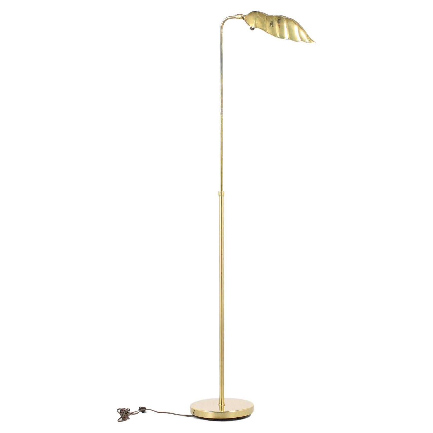 Mid Century Modern Brass Globe Shades Floor Lamp at 1stDibs