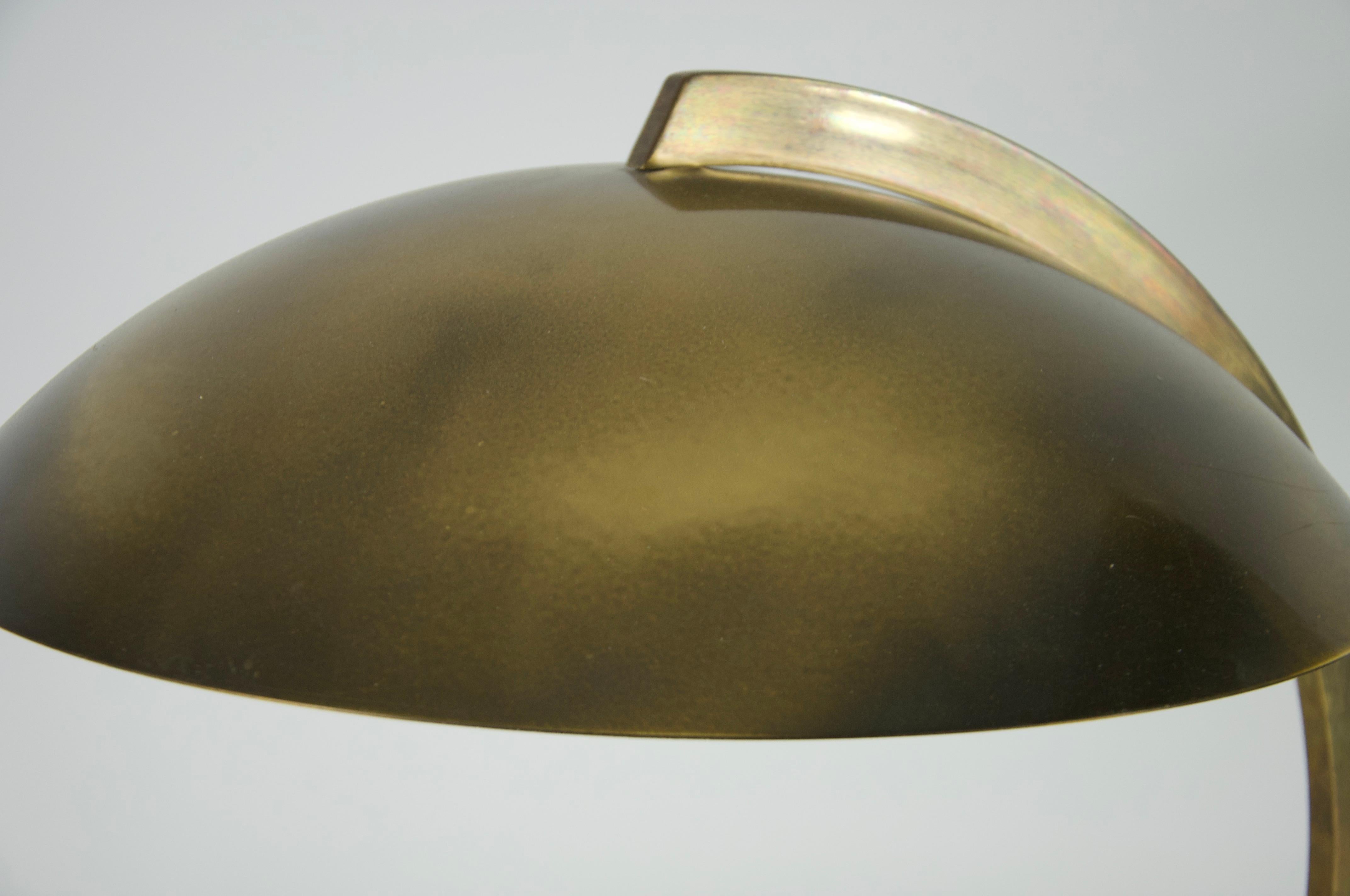 Lampada da tavolo in ottone di metà secolo, anni '60, Germania in vendita 2