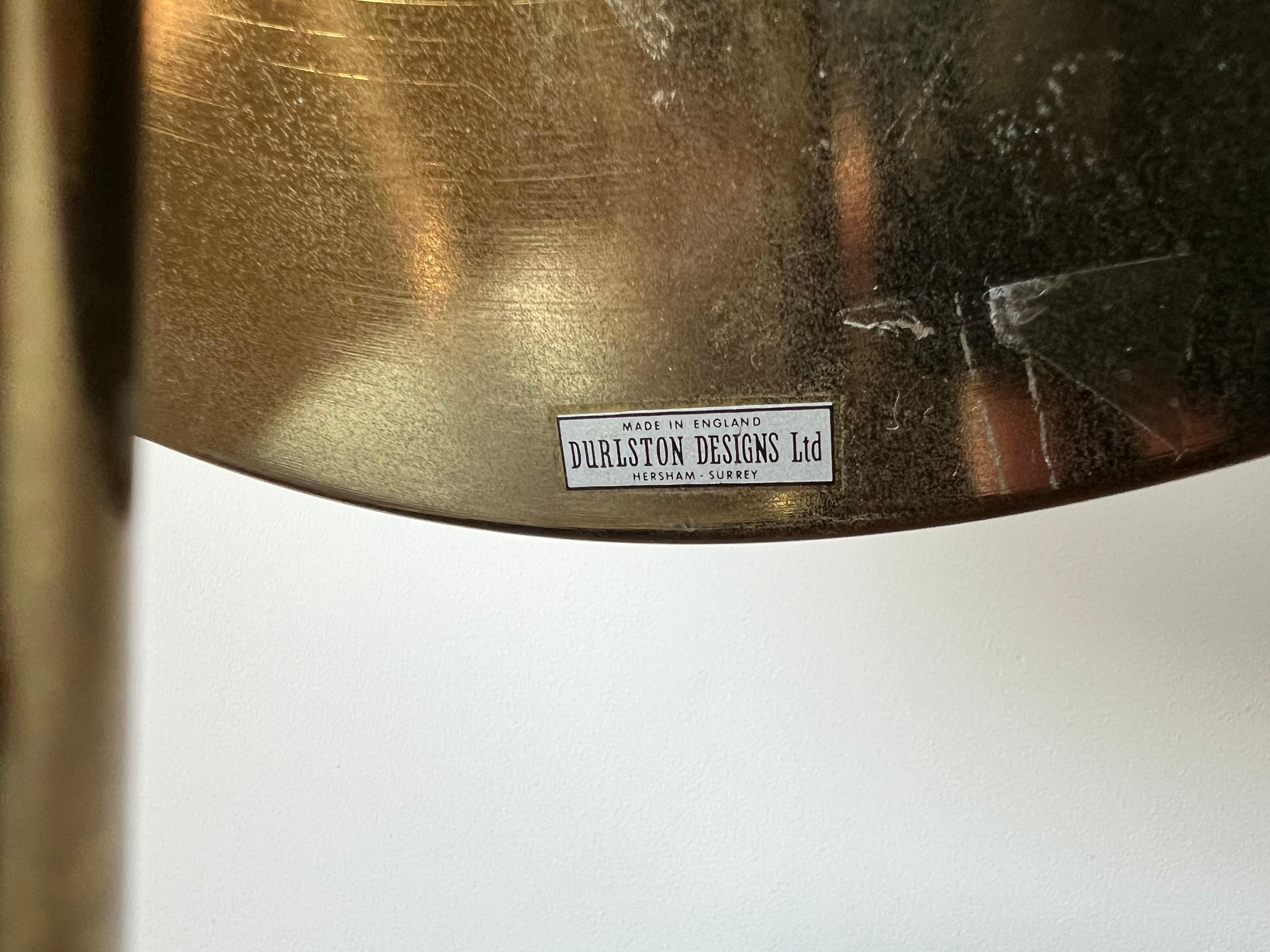 Miroir en laiton du milieu du siècle par Durlston Designs, Angleterre années 1960 en vente 3