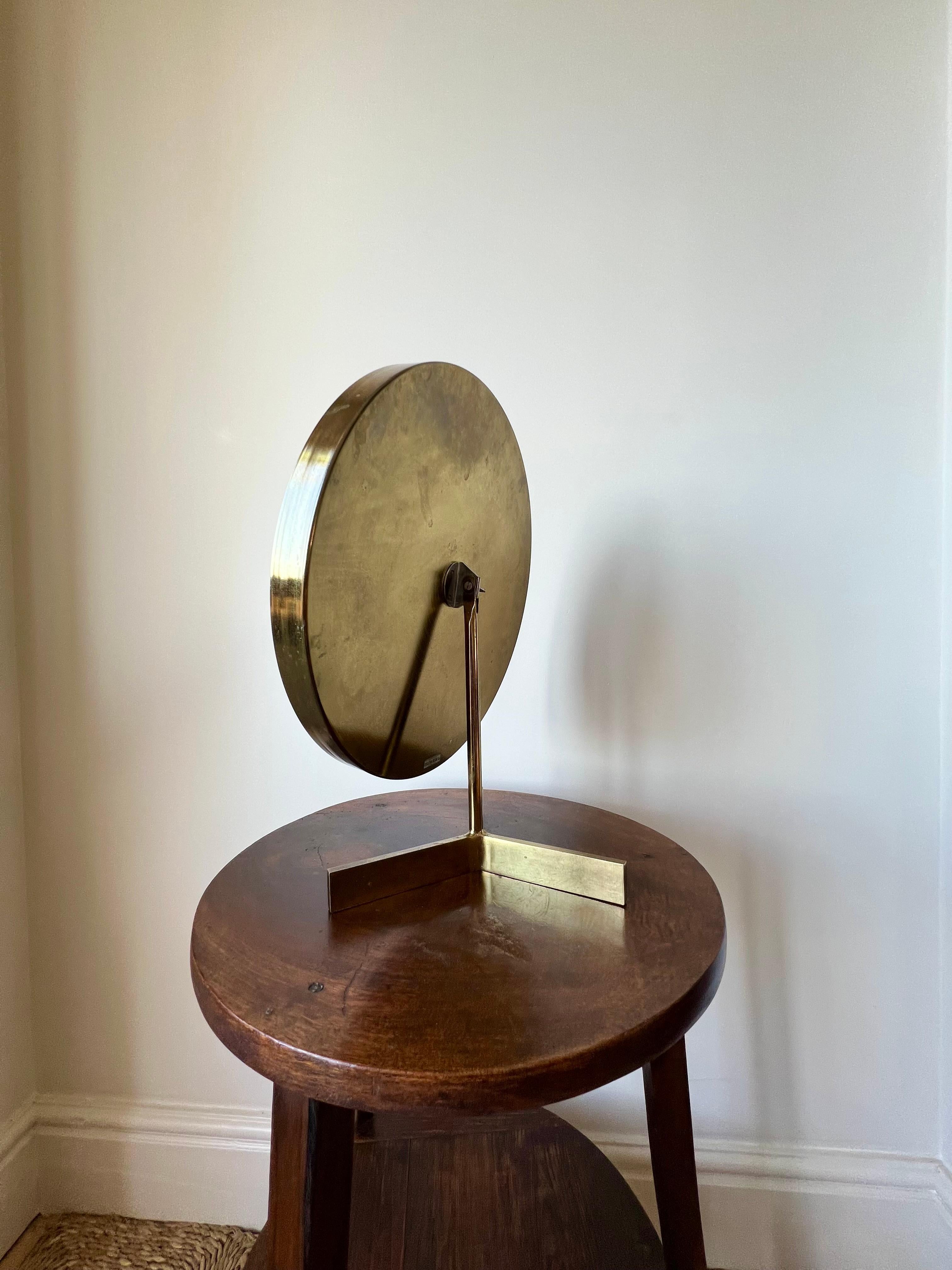 Miroir en laiton du milieu du siècle par Durlston Designs, Angleterre années 1960 en vente 5