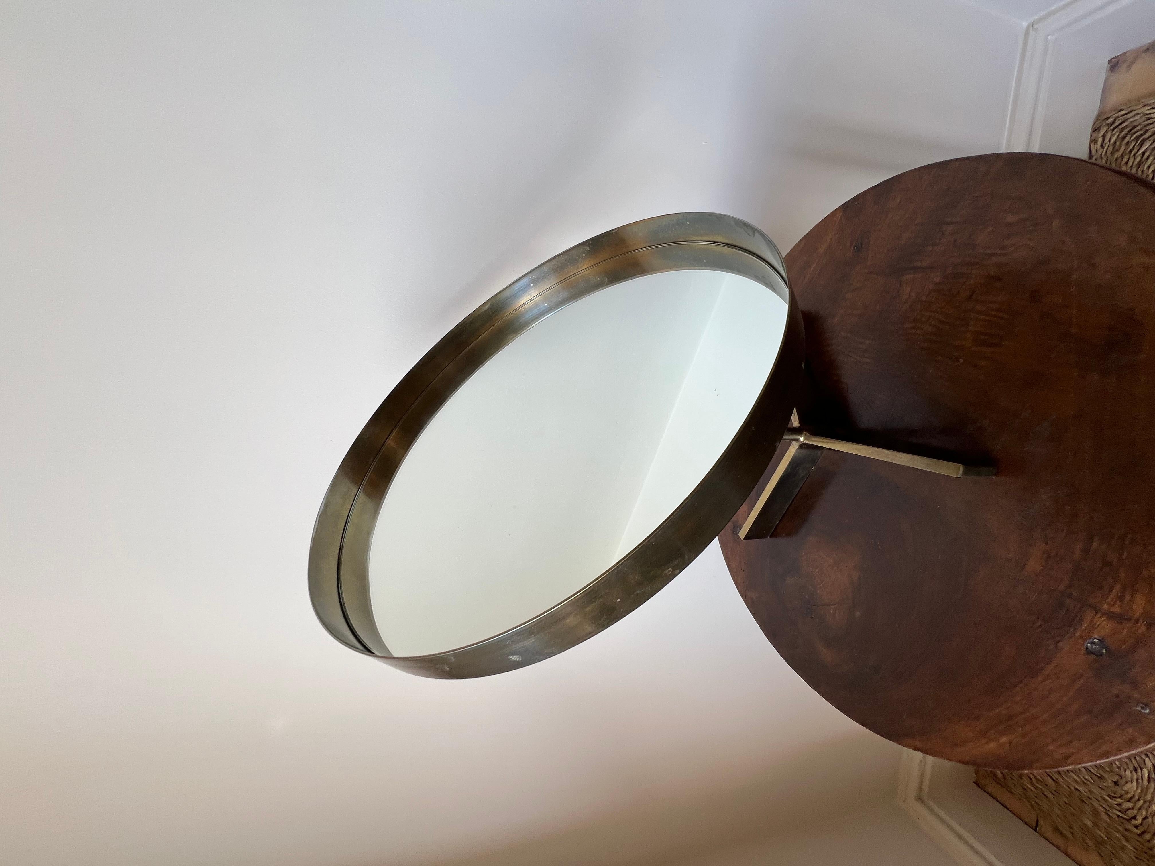 Miroir en laiton du milieu du siècle par Durlston Designs, Angleterre années 1960 en vente 8