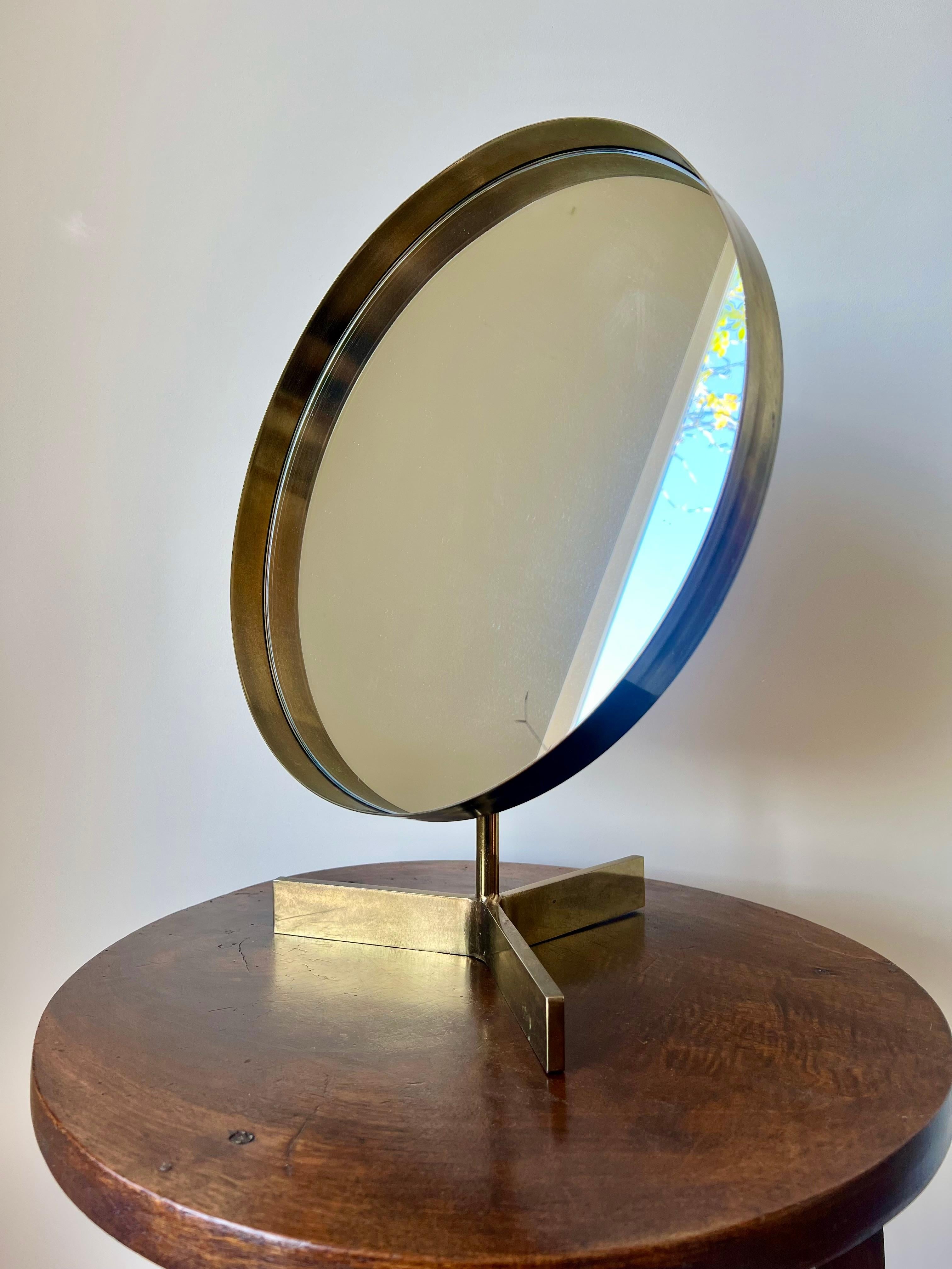 Miroir en laiton du milieu du siècle par Durlston Designs, Angleterre années 1960 en vente 10