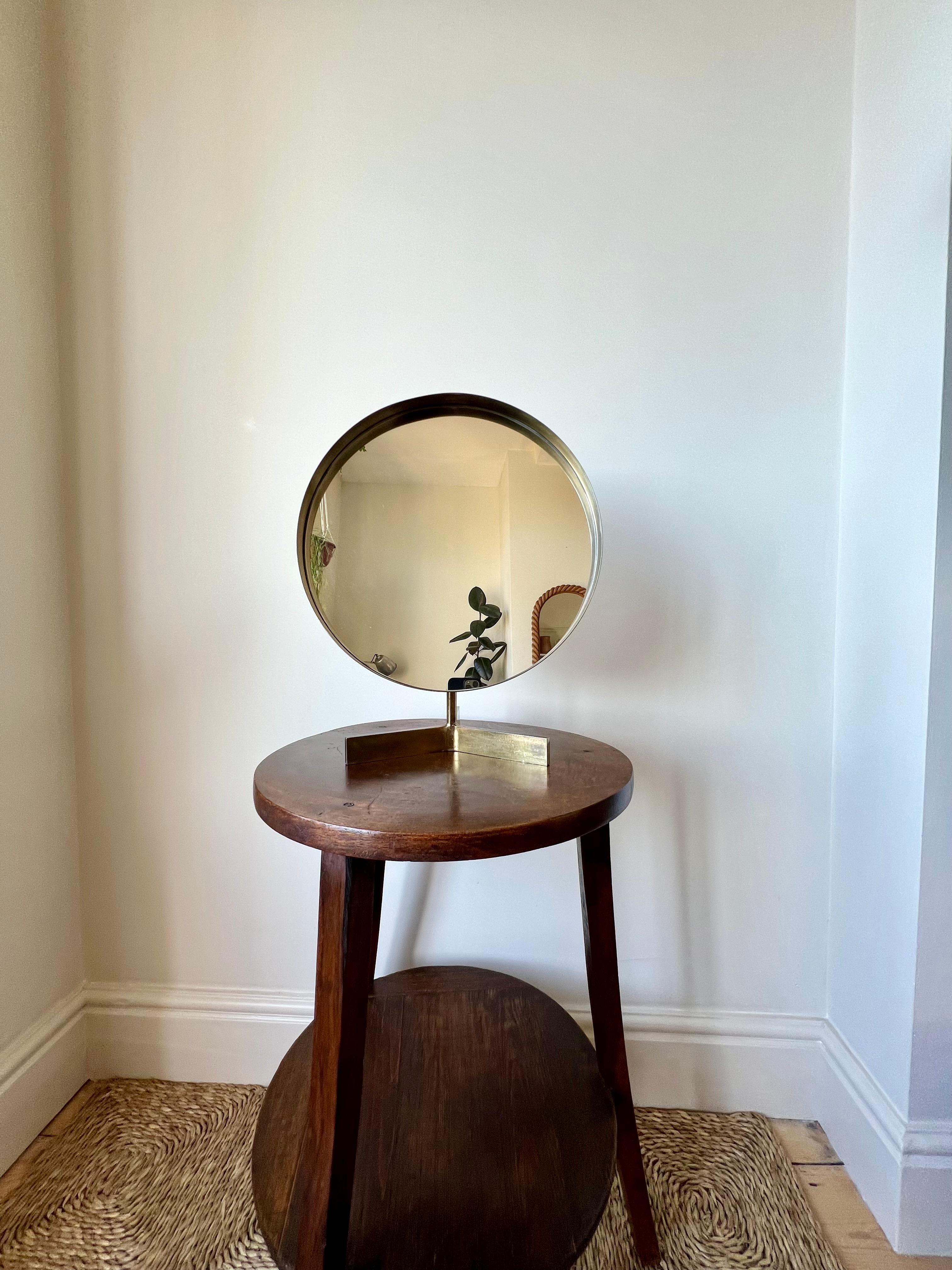 Miroir en laiton du milieu du siècle par Durlston Designs, Angleterre années 1960 en vente 13