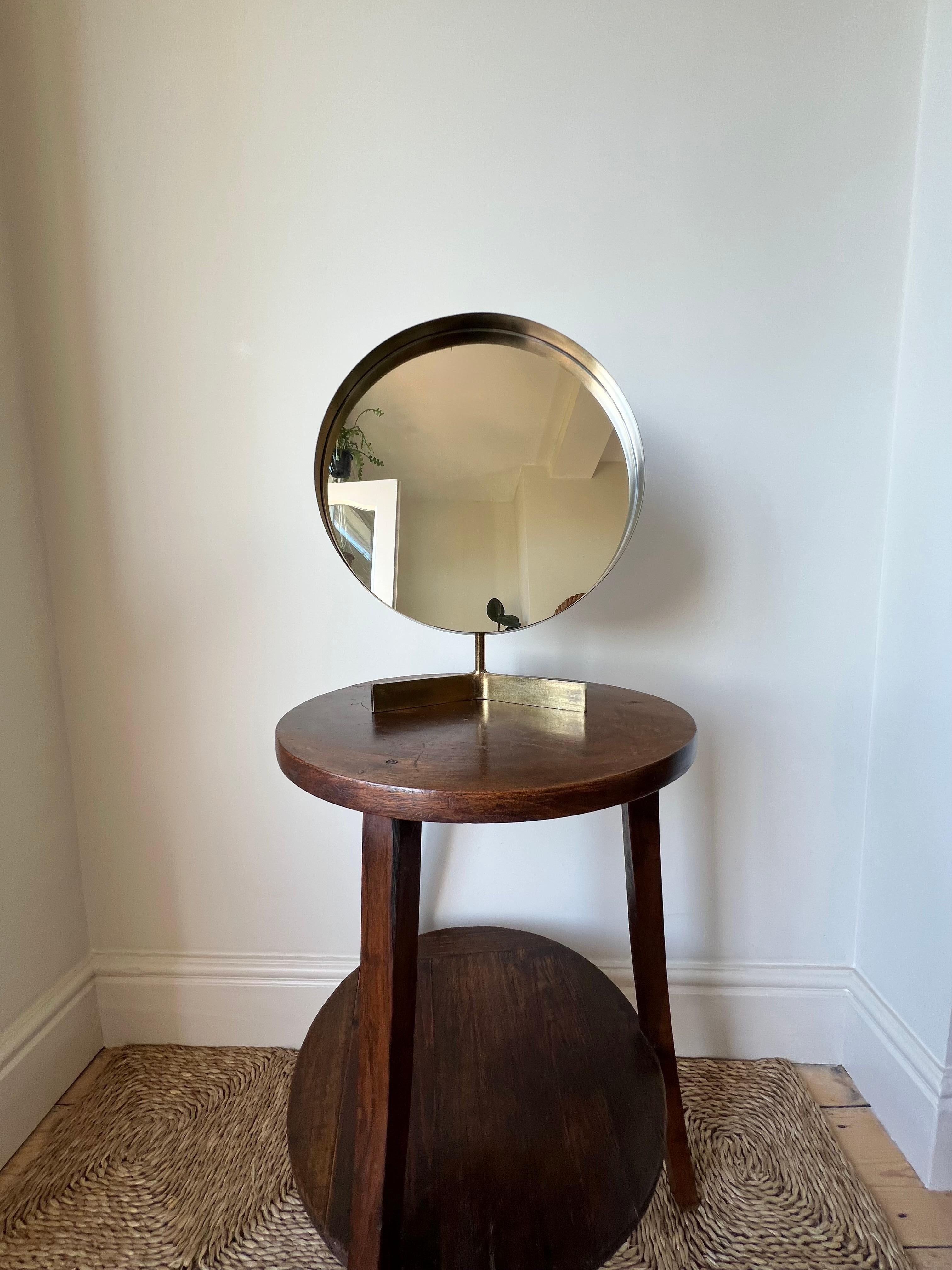 Anglais Miroir en laiton du milieu du siècle par Durlston Designs, Angleterre années 1960 en vente