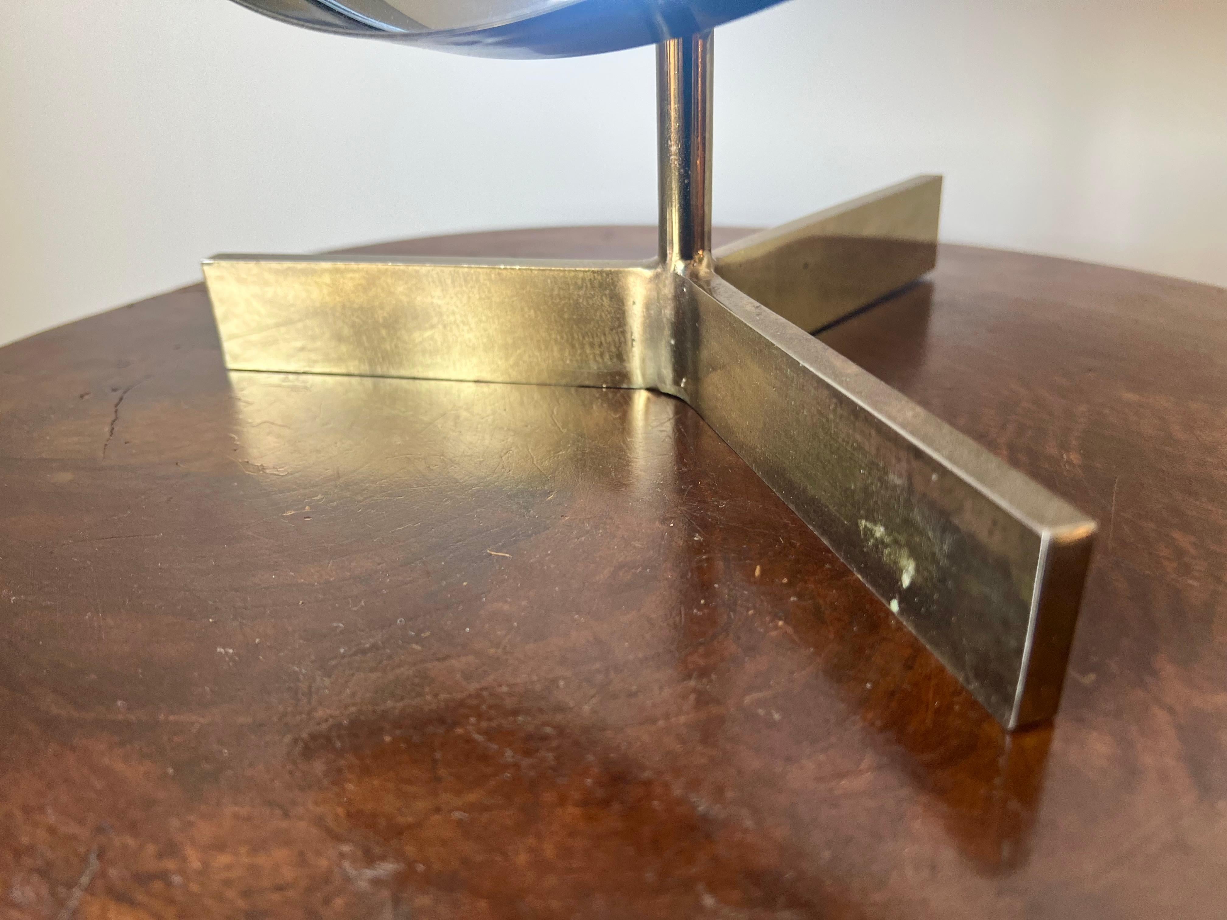 Laiton Miroir en laiton du milieu du siècle par Durlston Designs, Angleterre années 1960 en vente