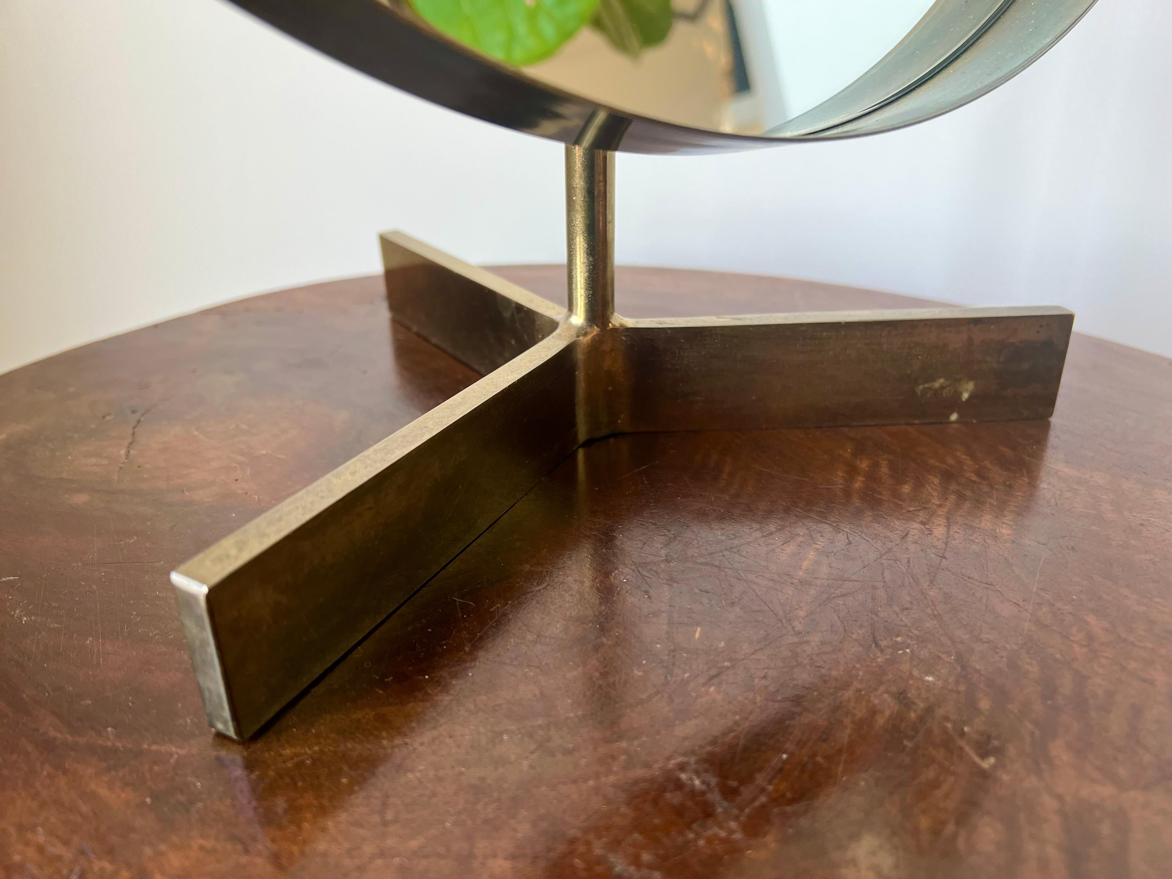 Miroir en laiton du milieu du siècle par Durlston Designs, Angleterre années 1960 en vente 1