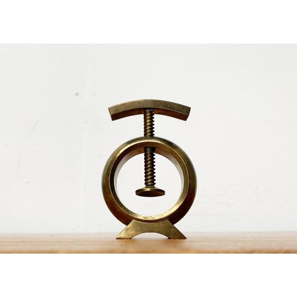 Mid-Century Brass Nutcracker Attributed to Carl Auböck, 1950s For Sale 4