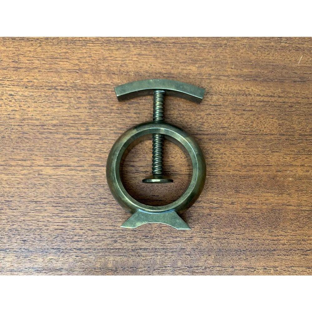 Mid-Century Modern Mid-Century Brass Nutcracker Attributed to Carl Auböck, 1950s For Sale