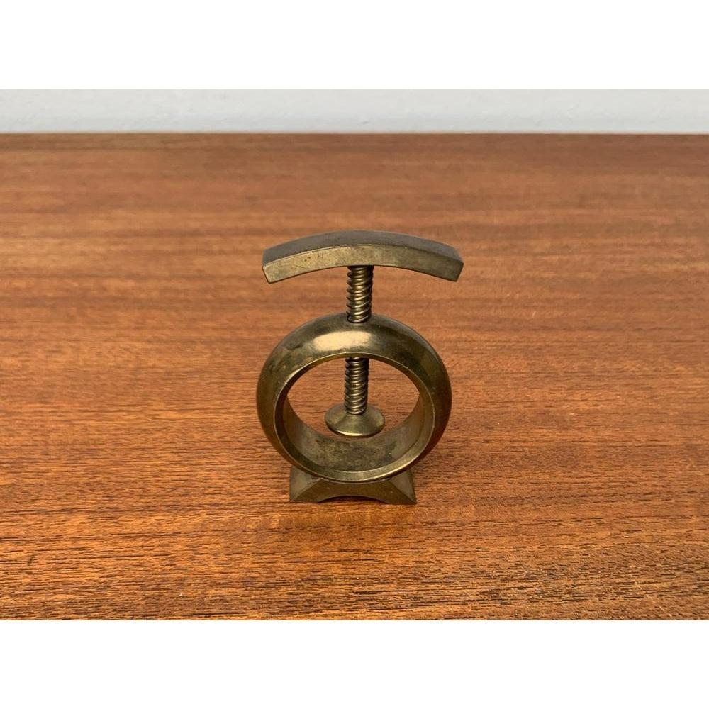 20th Century Mid-Century Brass Nutcracker Attributed to Carl Auböck, 1950s For Sale