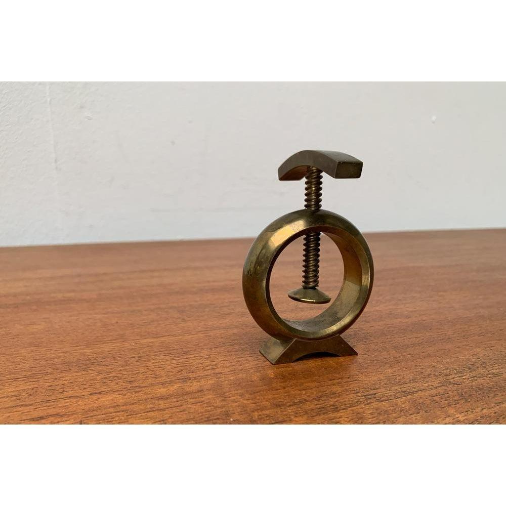 Mid-Century Brass Nutcracker Attributed to Carl Auböck, 1950s For Sale 1
