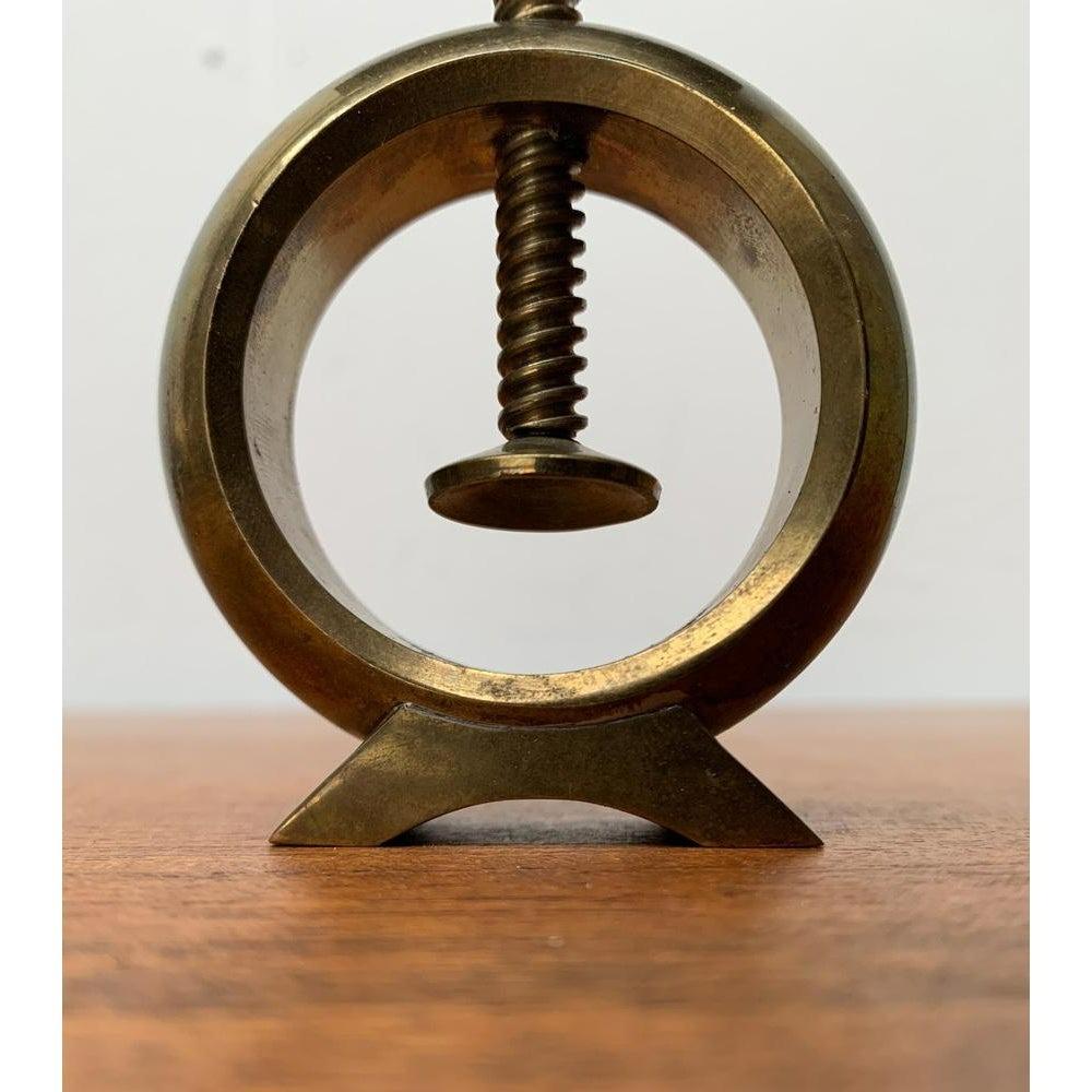 Mid-Century Brass Nutcracker Attributed to Carl Auböck, 1950s For Sale 3