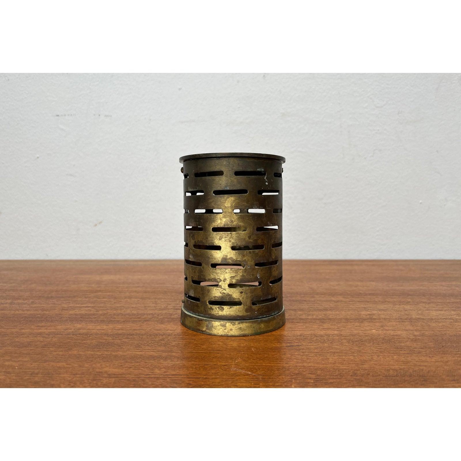 Mid-Century moderno Portacandele a olio in ottone di metà secolo, anni '60 in vendita