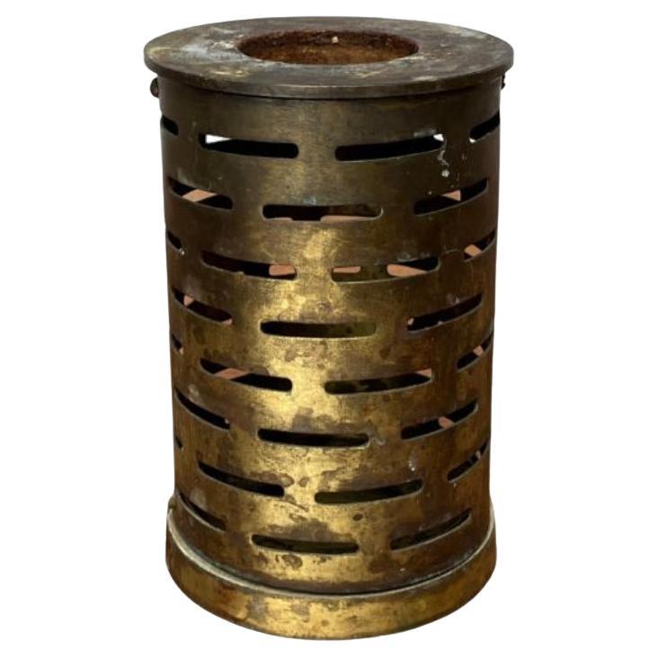 Mid-Century Brass Oil Burner Candleholder, 1960s