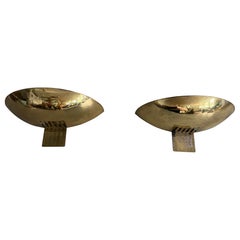Mid-Century Brass Pair of Sconces by SCE, 1960s, France
