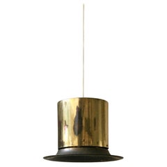 Vintage Mid-Century Brass Pendant Light by Hans-Agne Jakobsson, Sweden