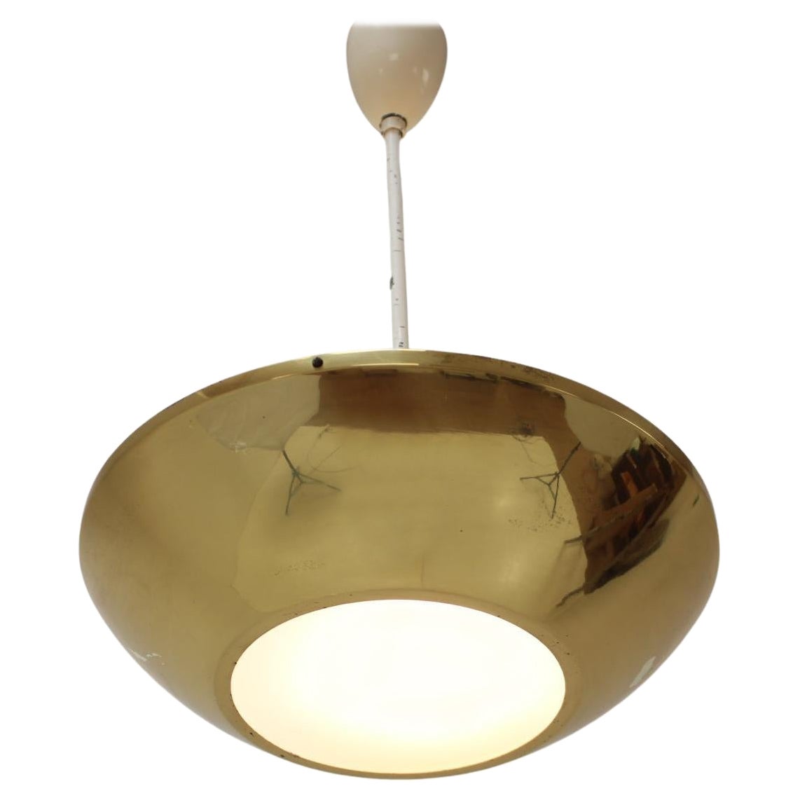 Pendentif en laiton du milieu du siècle/ Zukov, années 1950