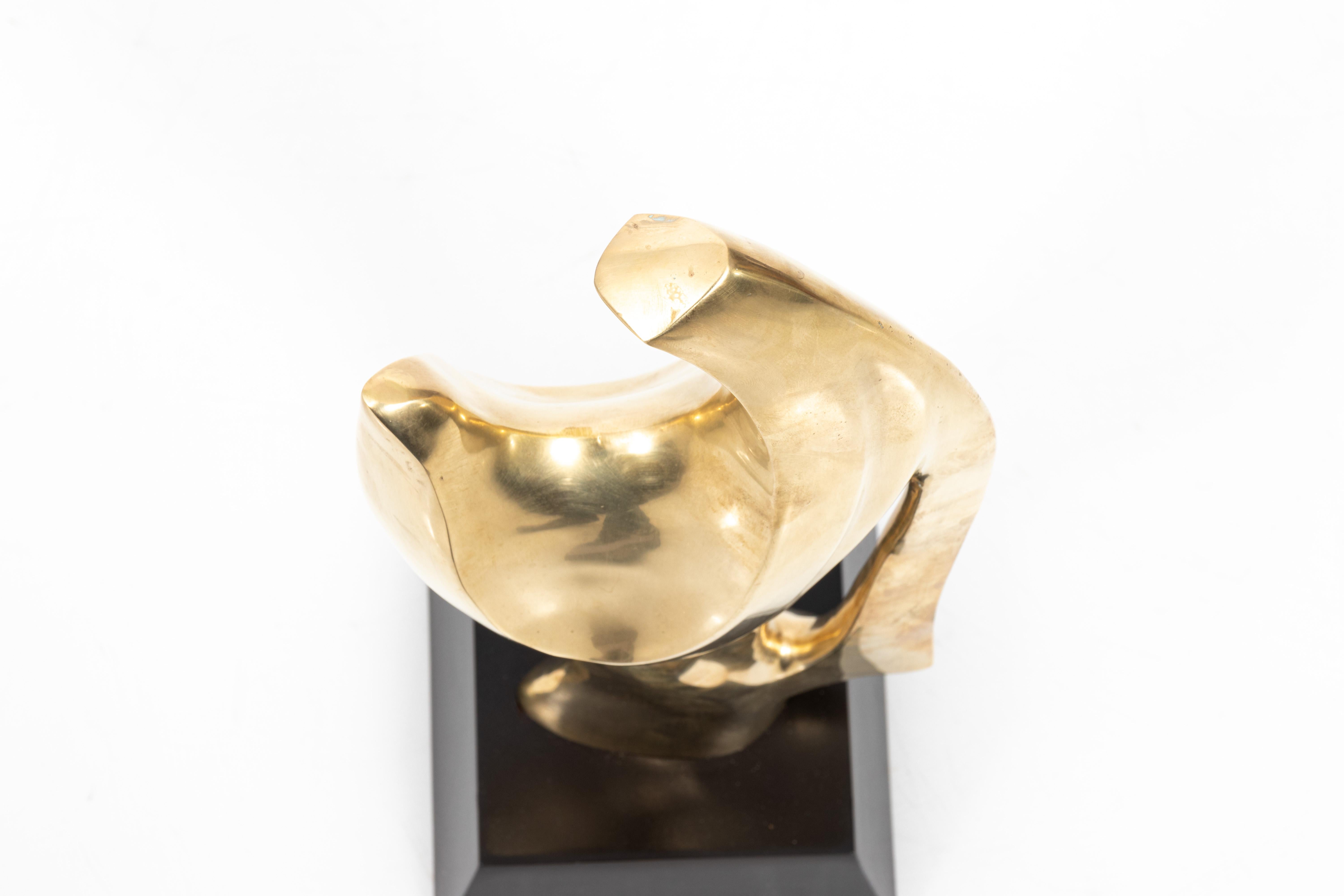 American Midcentury Brass Sculpture