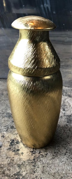 Messing-Unterstand aus der Jahrhundertmitte, Italien, 1960er Jahre