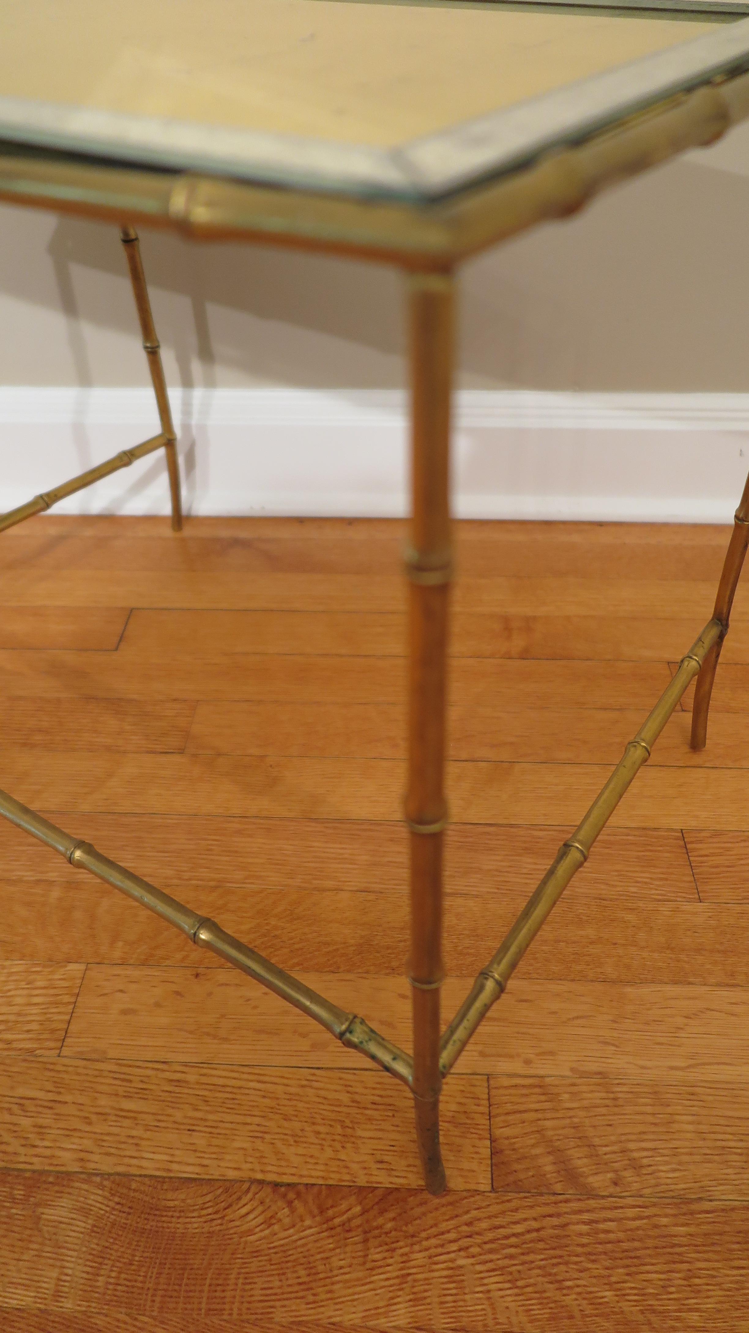 Mid-Century Modern Midcentury Brass Side Table