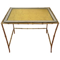 Midcentury Brass Side Table