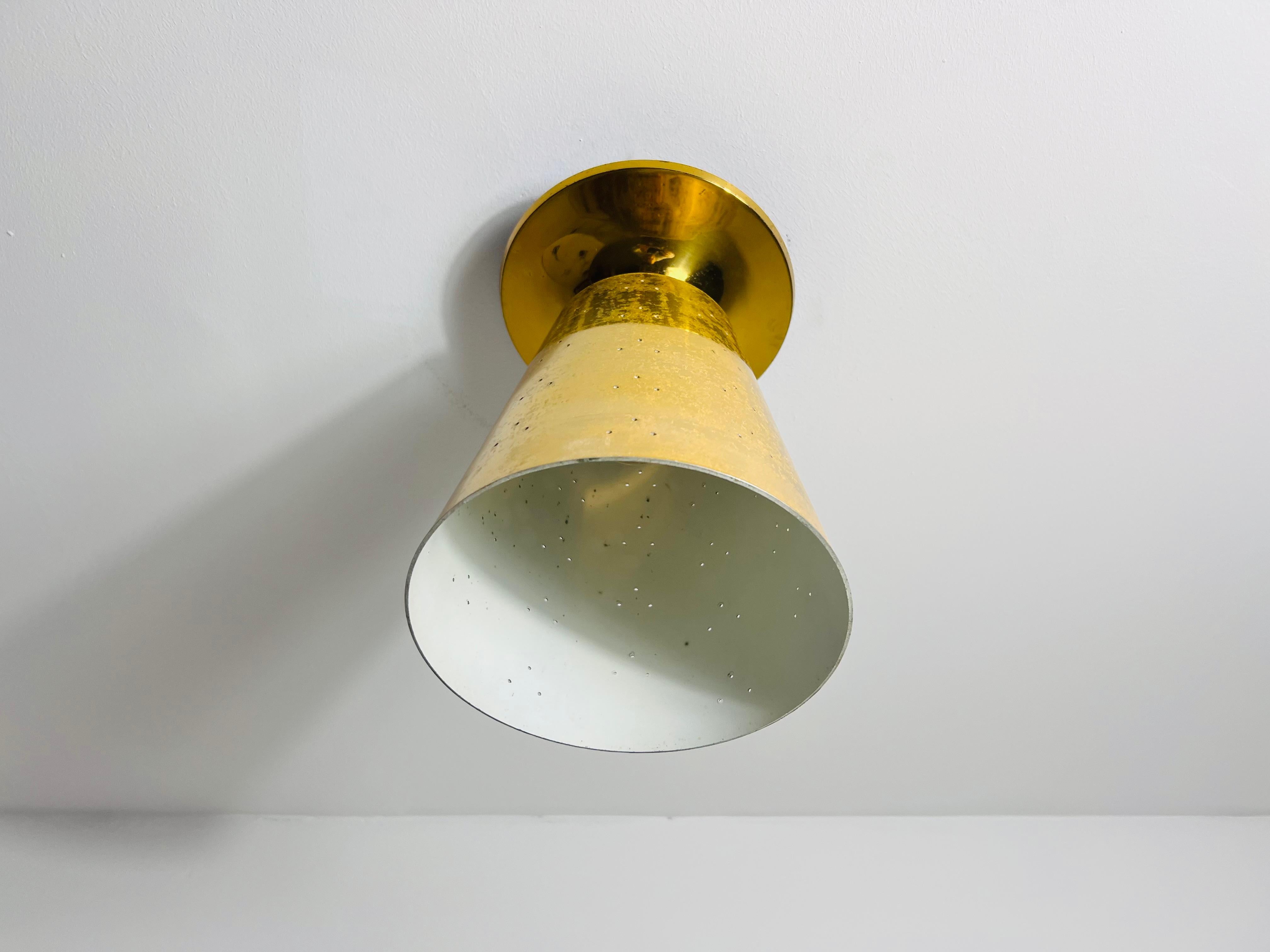 Mid-20th Century Mid-Century Brass Sputnik Ceiling Lamp, Italy, 1960s For Sale
