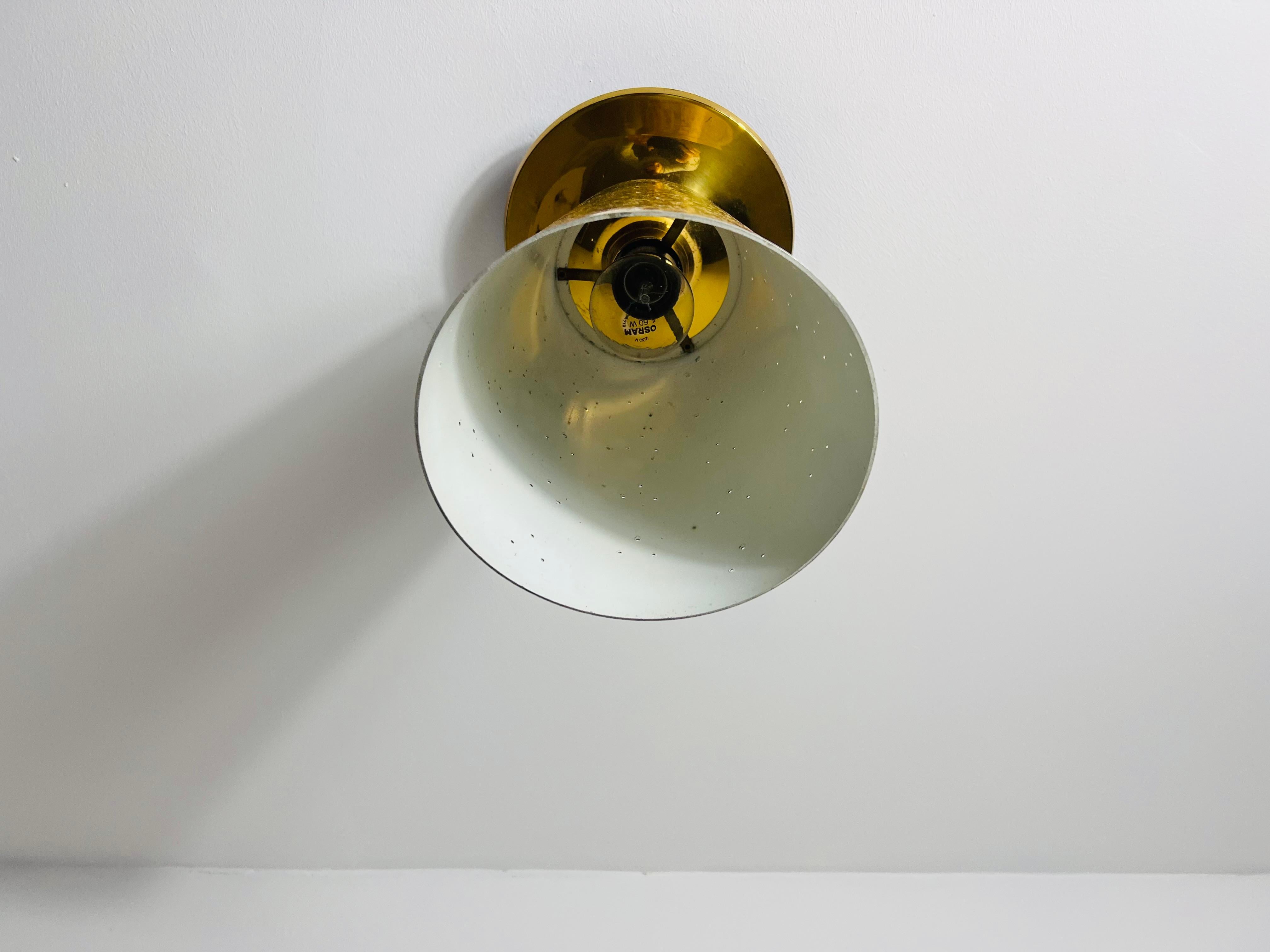 Metal Mid-Century Brass Sputnik Ceiling Lamp, Italy, 1960s For Sale