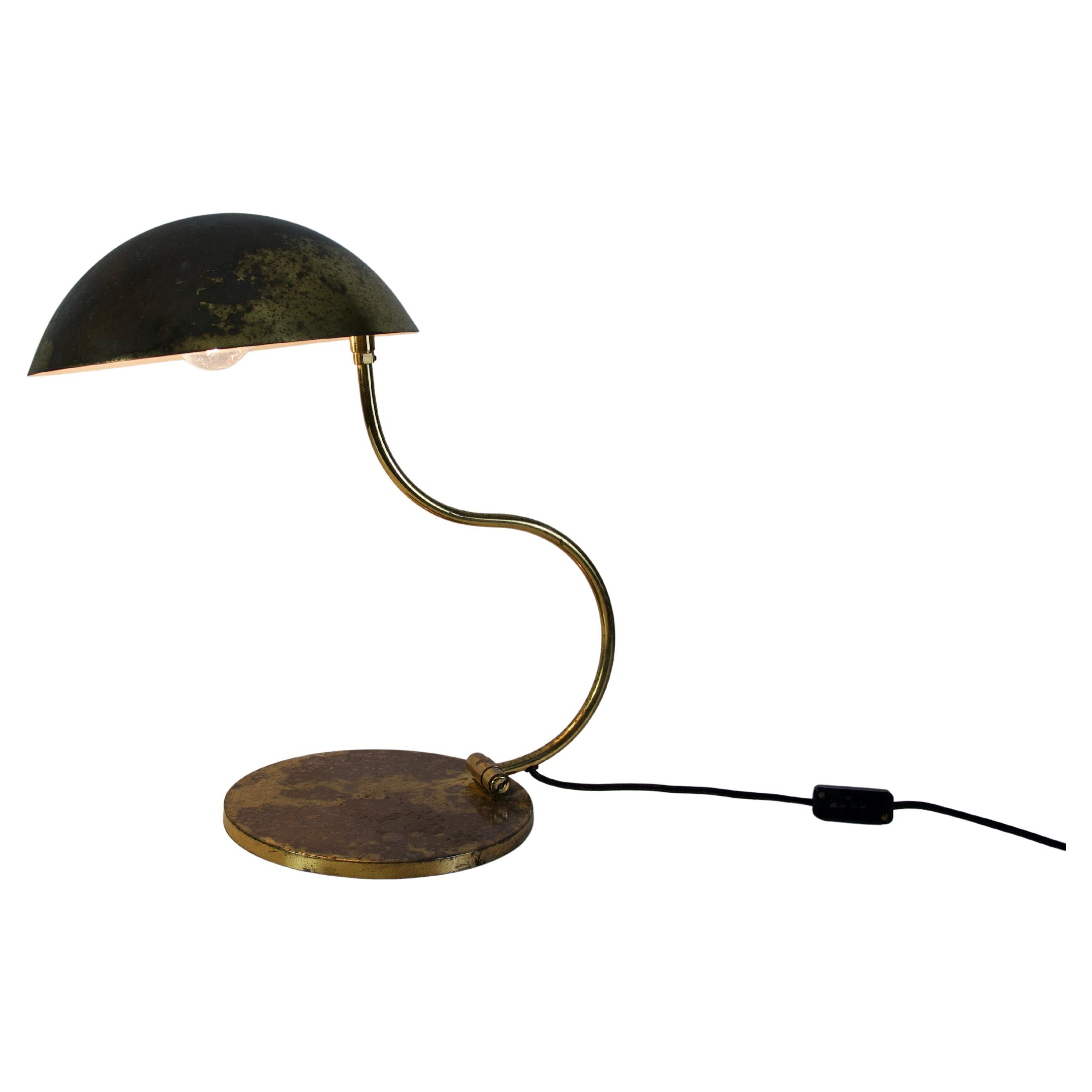 Mid Century Brass Table Lamp, 1960s, Italy