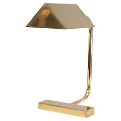 Mid Century  Brass Table lamp 1960s Switzerland 