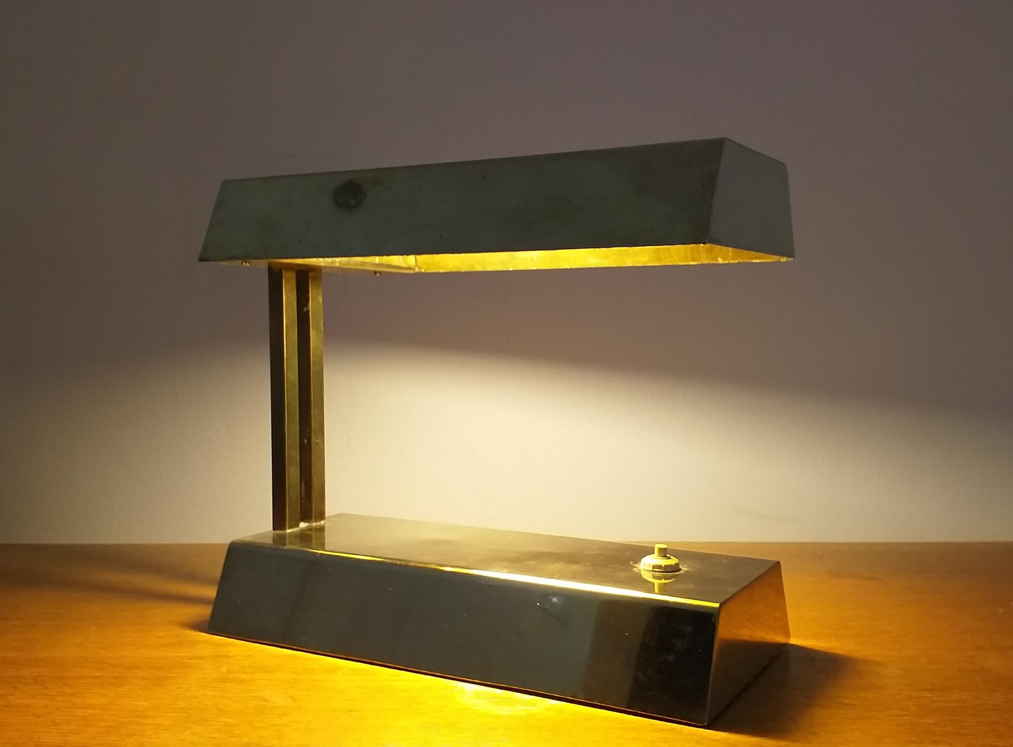 Midcentury Brass Table Lamp, 1970s 5