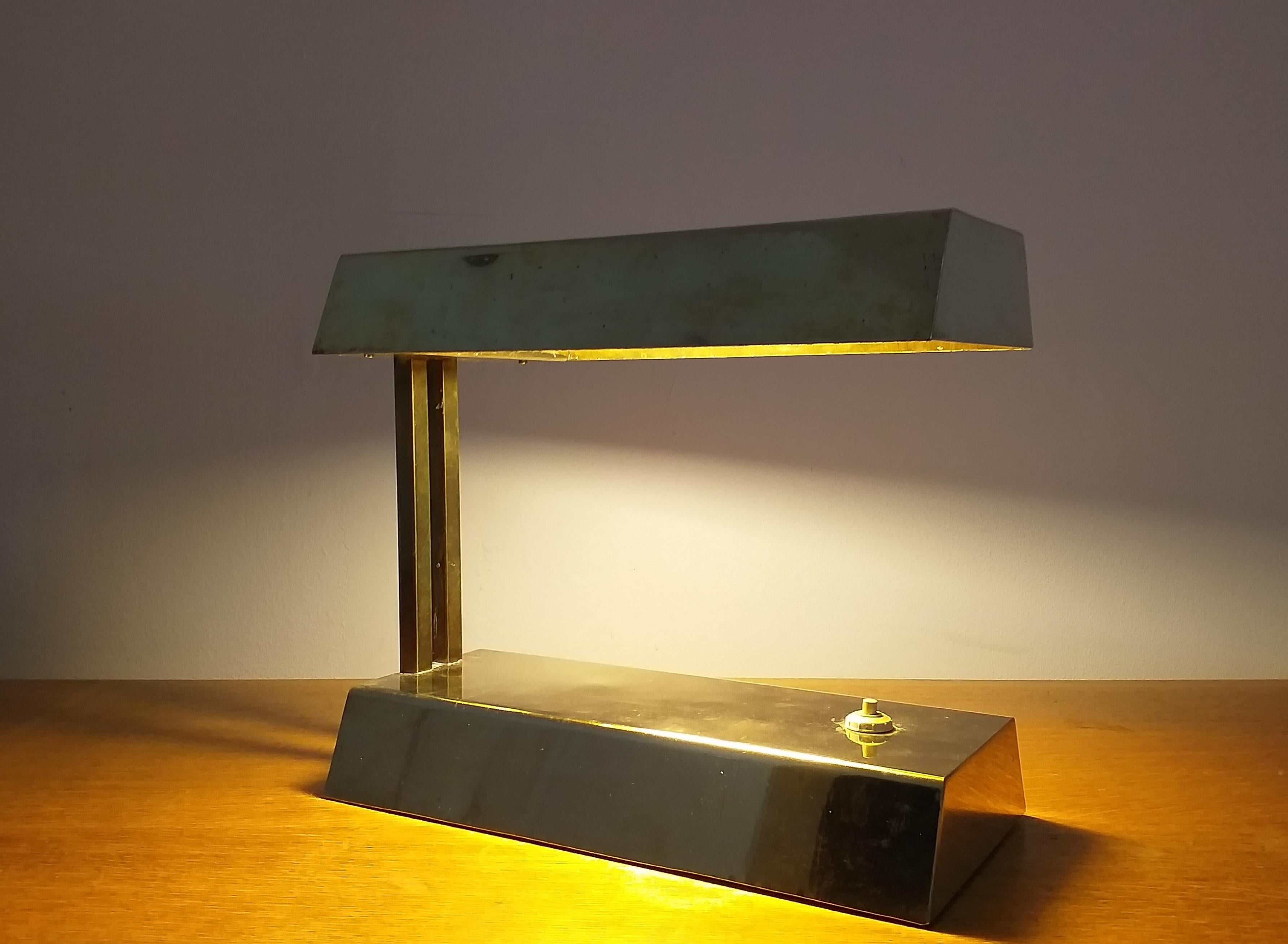 Midcentury Brass Table Lamp, 1970s 2