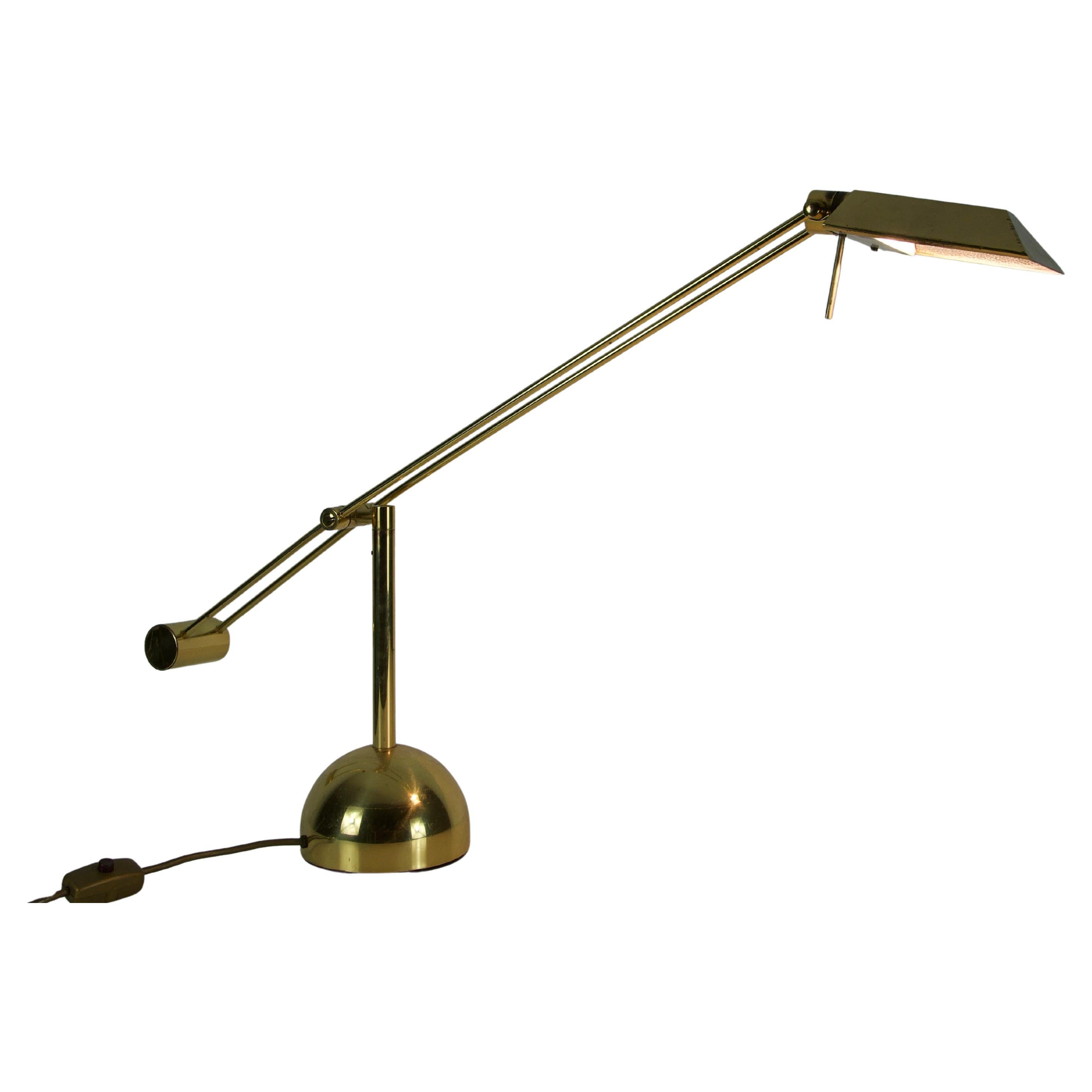 Mid Century Brass Table Lamp by Sölken, 1960s, Germany