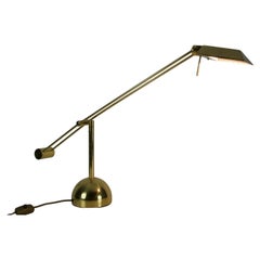 Mid Century Brass Table Lamp by Sölken, 1960s, Germany