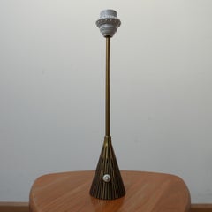 Mid-Century Brass Table Lamp by Sonja Katzin