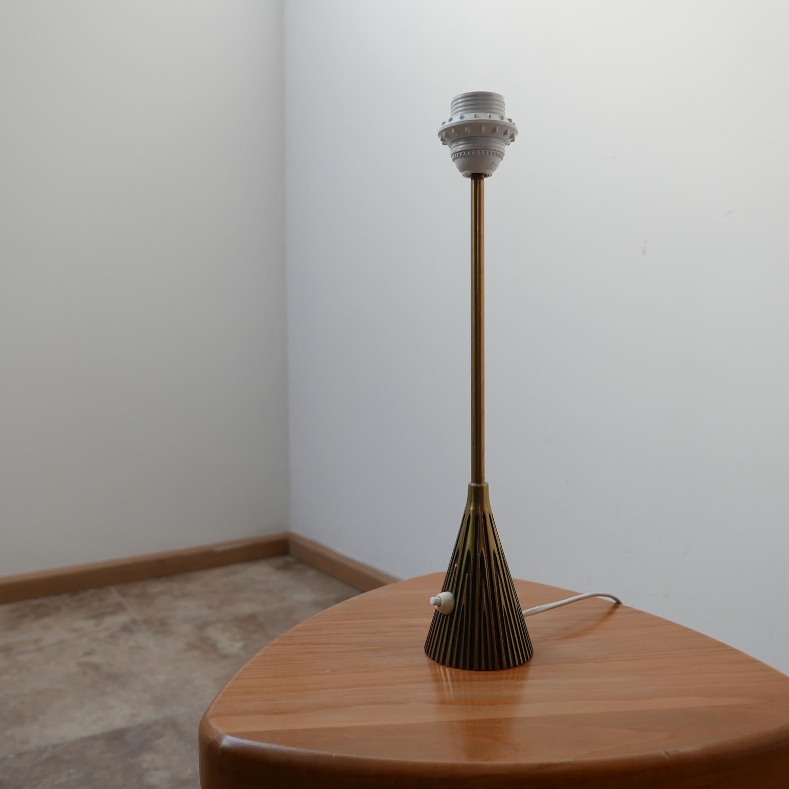 Mid-Century Modern Mid-Century Brass Table Lamp by Sonja Katzin For Sale