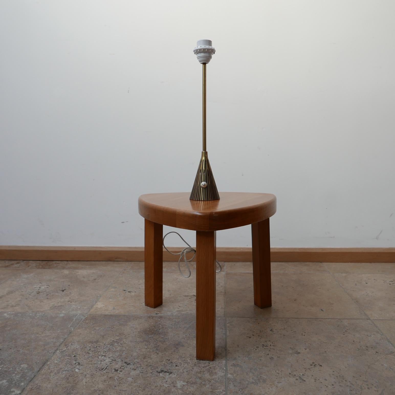 Mid-Century Brass Table Lamp by Sonja Katzin For Sale 2