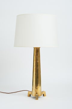 Mid-Century Brass Table Lamp