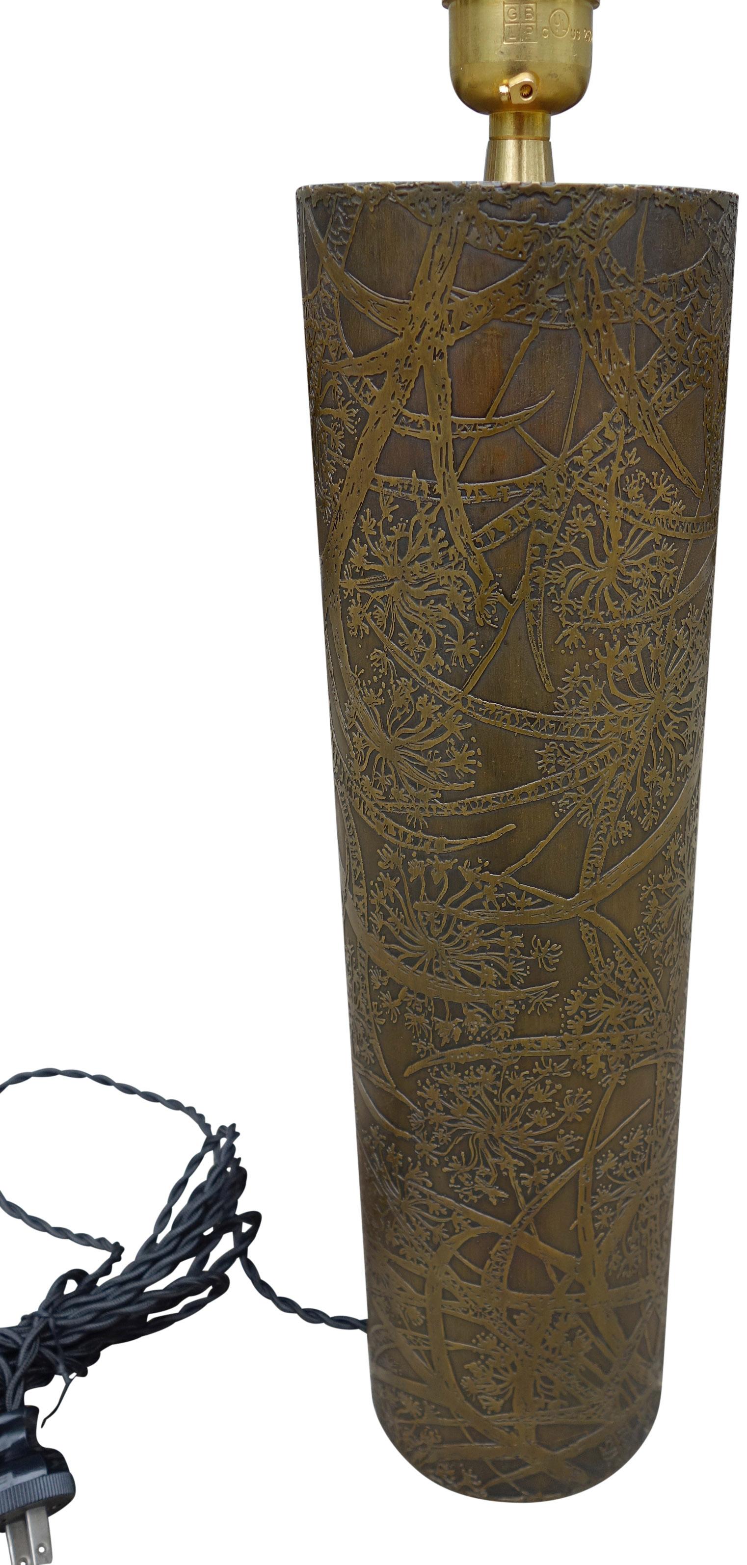 Lampe de table en laiton de style Midcentury en vente 2